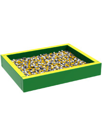 М'який басейн для дітей прямокутний 250х200 см HOP-HOP